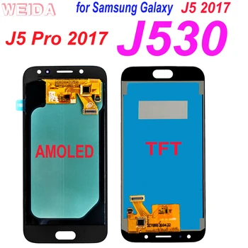 ААА + Samsung Galaxy J5 Pro 2017 J530 LCD дисплей за Samsung Galaxy J5 2017 J530 J530F J530M LCD дисплей с Сензорен екран Дигитайзер В Събирането на