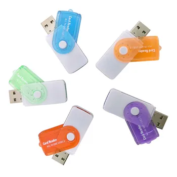 Универсален USB-четец на карти 4 в 1 MS, MS-PRO TF Micro SD Високоскоростен многофункционално USB 2.0