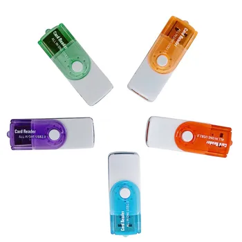 Универсален USB-четец на карти 4 в 1 MS, MS-PRO TF Micro SD Високоскоростен многофункционално USB 2.0