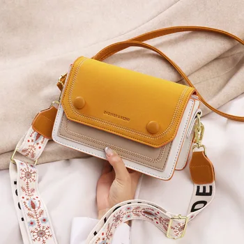 Нови ежедневни чанти през рамо за жени, луксозни проста чанта на рамото, дамски чанти-незабавни посланици от изкуствена кожа