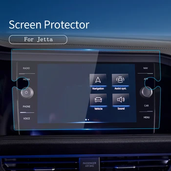 Автомобилни стикери Метра Протектор на екрана, за да Carplay VW Jetta 2023 Дисплей, Защитен слой от закалено стъкло Навигация Автоаксессуар