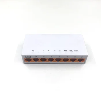 Със скорост 1 бр 100mbps, 8 порта Mini Fast Ethernet LAN RJ-45 мрежов комутатор Switcher Хъб VLAN поддръжка гореща разпродажба
