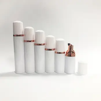30 бр./лот, 30 мл, 60 мл, 80 мл, 100 мл, бяла бутилка от стиропор, е козметична опаковка за еднократна употреба, контейнер за шампоан за почистване на миглите
