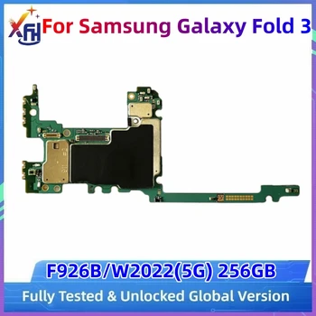 Оригиналната дънна Платка 256 GB За Samsung Galaxy Fold 3 F926B W2022 дънна Платка Отключена SM-F926B 5G Логическа заплащане С Пълни Чипове