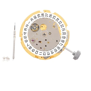 С часовников механизъм 8200 Механичен механизъм Златен механизъм с един календар резервни Части, за инструменти за ремонт часа