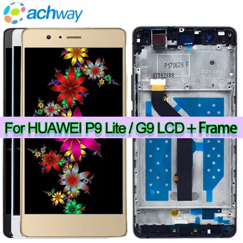 Тестван за Huawei P9 Lite VNS-L21 VNS-L22 VNS-L23 VNS-L31 VNS-L53 LCD дисплей С сензорен екран Дигитайзер В събирането На Huawei G9 LCD