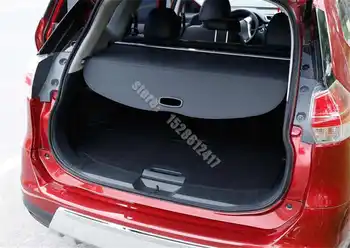 За Nissan X-Trail T32 2014-2021 Задната част на рафт за колети Автомобилен стайлинг Материал на капака на багажника шторка задната шторка прибиращ Спа