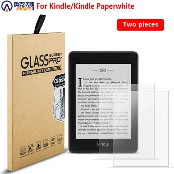 2 ЕЛЕМЕНТА от Закалено Стъкло за Kindle Paperwhite 2016 2018 Протектор на екрана на Kindle 4 и Kindle 5 Ултра Прозрачни 6-инчов Защитен Филм
