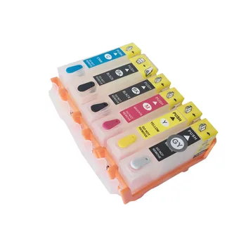 За многократна употреба мастило касета за принтер CANON PIXMA MP980 (EUR) 6 цвята, PGI-520 CLI-521 с чипове ARC