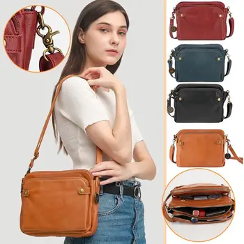 Дамски трехслойные чанта през рамо от изкуствена кожа, чанти джоб, чанта, клатчи, чанти и чанти, дамски реколта O3M7