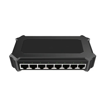 8-портов gigabit ethernet unmanaged мрежов комутатор за Ethernet Ethernet сплитер Plug & Play Безвентиляторный метален дизайн на защитени пристанища