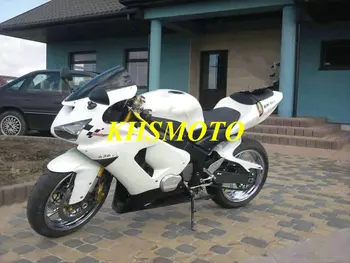 Мотоциклет комплект обтекателей за KAWASAKI Ninja ZX6R 05 06 ZX-6R 2005-2006 ZX 6R 636 05 06 6R 2005 2006 бели Обтекатели бодикит