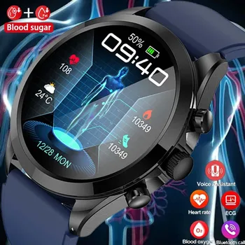 Мъжки Умни часовници за здравето, ЕКГ + ТОЧКИ, VSR, Нивото на Глюкоза в Кръвта, Мониторинг на Кислород в Кръвта, Проследяване на Здравето, Женски умни часовници За Android и IOS