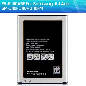 Новата работа на смени батерия EB-BJ110ABE 3G Версия за Samsung Galaxy J1 J Ace J110 SM-J110F J110H J110F J110FM J1 Ace 1900 mah