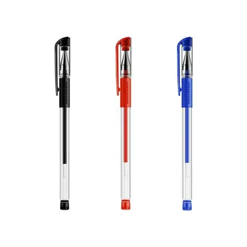 50 бр. химикалка химикалка + комплект за зареждане с гориво, черни, сини, червени мастила, гел писалка, пулевидный съвет 0,5 мм, ученически и офис консумативи, канцеларски материали