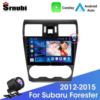 Srnubi Автомагнитола за Subaru Forester 4 SJ XV WRX 2012 2013 2014 2015 Мултимедиен плейър 2 Din Android 12 Carplay Стерео DVD GPS