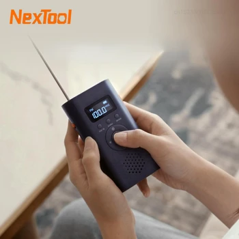 Xiaomi Nextool 6-в-1 AM FM-радио, фенерче, ръчно производство на електроенергия disaster сигнал лазерен лъч 4500 mah аварийно захранване
