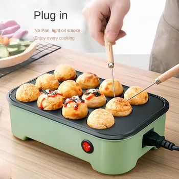 Машина за печене на топки от октопод с 12 дупки, мини-такояки, многофункционални професионални инструменти за приготвяне на храна на домашна кухня