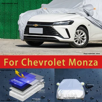 За Chevrolet Monza Външна защита на Пълни автомобилни седалките Снежна покривка козирка Водоустойчив прахозащитен външни автомобилни аксесоари
