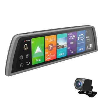 V900 1080P 10 инча 4 GB памет ADAS Двоен запис Starlight Записващо устройство за нощно виждане за шофиране AR Интелигентен навигатор