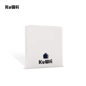 KuWFi 300 mbit/s, монтиран на стената Wi-Fi ретранслатор, безжичен рутер, с вградена в стената безжична точка за достъп, поддръжка на безжична точка за достъп от 20 потребители