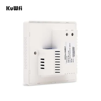 KuWFi 300 mbit/s, монтиран на стената Wi-Fi ретранслатор, безжичен рутер, с вградена в стената безжична точка за достъп, поддръжка на безжична точка за достъп от 20 потребители