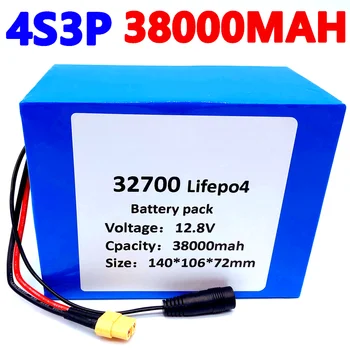 32700 Lifepo4 Batterij 4S3P 12,8 V 38Ah 4S 40A 100A Evenwichtige Bms Voor Elektrische Boot При дефектни източника на захранване 12V