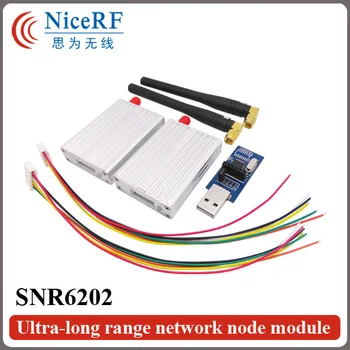 2 бр./опаковане. 2 W 470 Mhz RS485 Интерфейс на 5 км сверхдлинный Rrange Безжичен Модул радиоприемник SNR6202