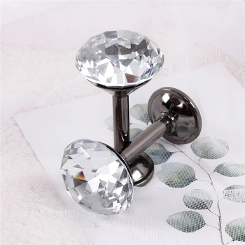 50 двойки 100 бр Европейски стил crystal Diamond Монтиране на Куката За Окачване на Дрехи, Шапка, Шал на Закачалка За Ключове Багажник Стенен Декор