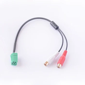 Резервни части за автомобилни аудио системи Biurlink от RCA до Mini ISO 6-пинов конектор за автомобили Renault