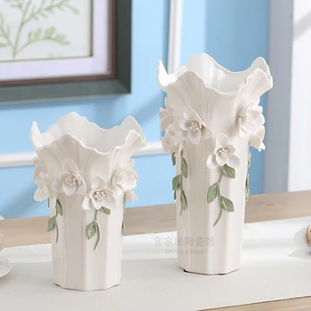 Тенис на ретро керамична саксия за растения, луксозен дизайн на интериора, сватбена малка ваза за цветя, керамични минималистичен Macetas Decorativas Home Decor