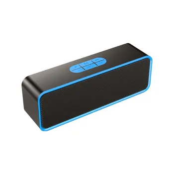 Звукова кутия с двоен портативен Bluetooth високоговорител, Bluetooth звукова кутия стерео FM hifi звук IPX5 водоустойчив за външен Музикален динамика