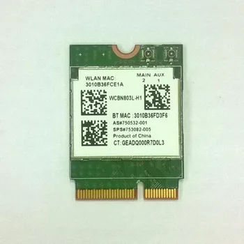 RTL8723BE безжичен 802.11 b/ g/n + комбинирана карта BT4.0 за SlateBook серия от 14-p001TU, sps 753082-005