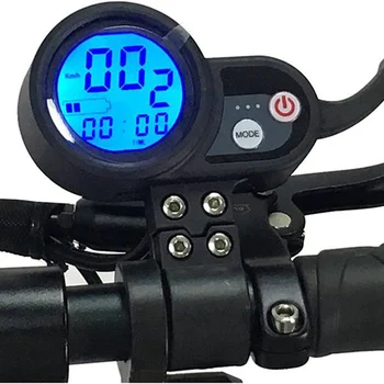 LCD екран за електрически скутер с ускорител за 10-инчов дисплей за електрически скутери, 36 В