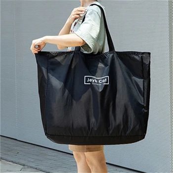Нова чанта за пазаруване с голям капацитет за жени, преносима сгъваема множество чанта за пазаруване в еко-супермаркет, чанта за пазаруване на открито