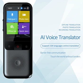 T11 Интелигентният гласов преводач 134 езици Wifi Преводач Гласова фотопереводчик Едновременно онлайн-превод