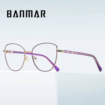 Очила BANMAR с анти-синя светлина, дамски модни очила с огледални оптични стойка, хит на продажбите, рамки за очила, блокиране на синя светлина, очила
