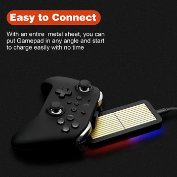 Универсална докинг станция за зареждане на контролера GuliKit, двойно зарядно устройство за PS5 PS4 Xbox One Pro Switch, зарядно устройство за игрален контролер