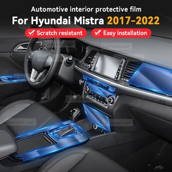 За Hyundai Mistra 2017-2022 Лента на скоростната кутия арматурното табло, навигационна Автомобилна вътрешна защитно фолио TPU стикер против надраскване
